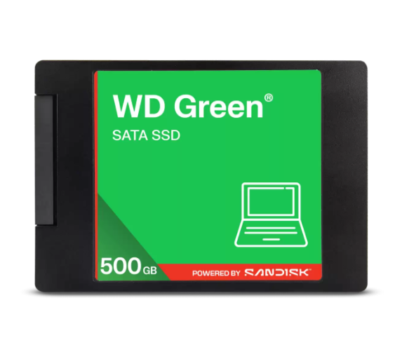 SSD | WESTERN DIGITAL WDS500G5G0A — SSD WD Green, 500GB, 2.5", SATA III, 545 MB/s Lectura