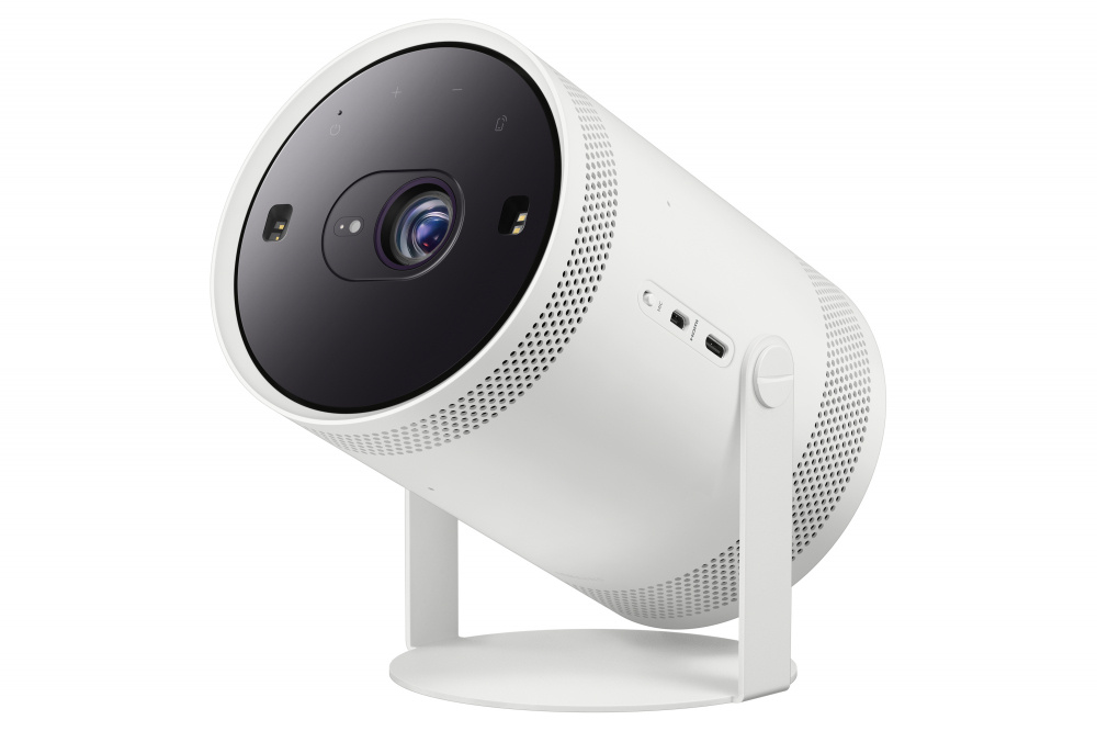 Proyectores | SAMSUNG SP-LFF3CLAXXZX — Proyector Portátil The Freestyle Gen 2 DLP, 1920x1080 Full HD, 500 lúmenes ANSI, Inalámbrico, con Bocinas, Blanco