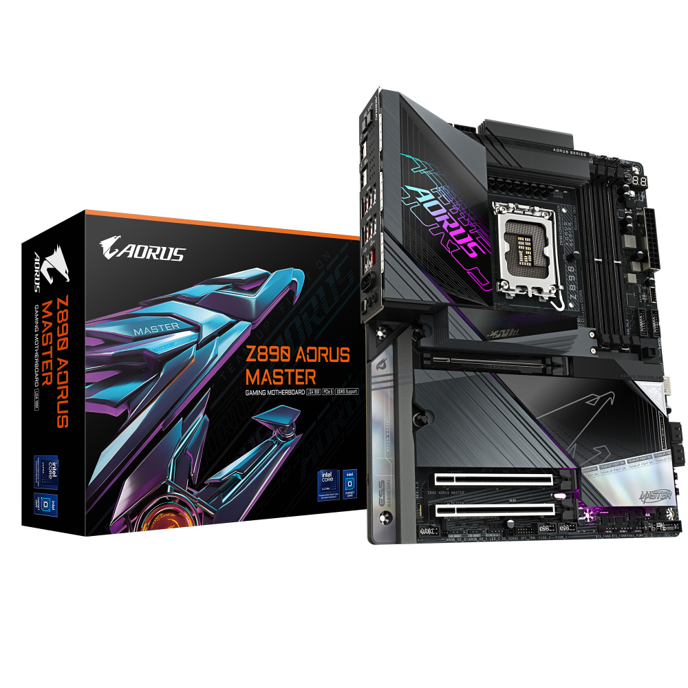 Tarjetas Madre | AORUS Z890 AORUS MASTER — Tarjeta Madre , ATX, LGA 1851, Intel Z890, 256GB DDR5, HDMI/DP para Intel