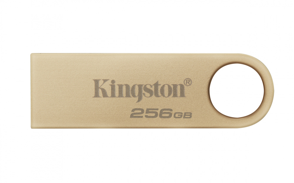 Memorias USB | KINGSTON DTSE9G3/256GB — Memoria USB DataTraveler SE9 G3, 256GB, USB-A 3.0, Lectura 220MB/s, Escritura 100MB/s, Dorado