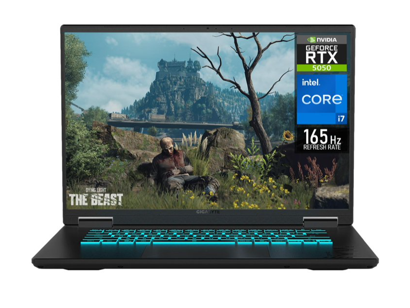 Laptops | GIGABYTE GIGABYTE GAMING A16 CTHI3LA893PH — Laptop Gamer Gaming A16, 16" 1920x1200 WUXGA, Intel Core i7-13620H, NVIDIA GeForce RTX 5050, 16GB, 512GB SSD, Windows 11 Home, Español