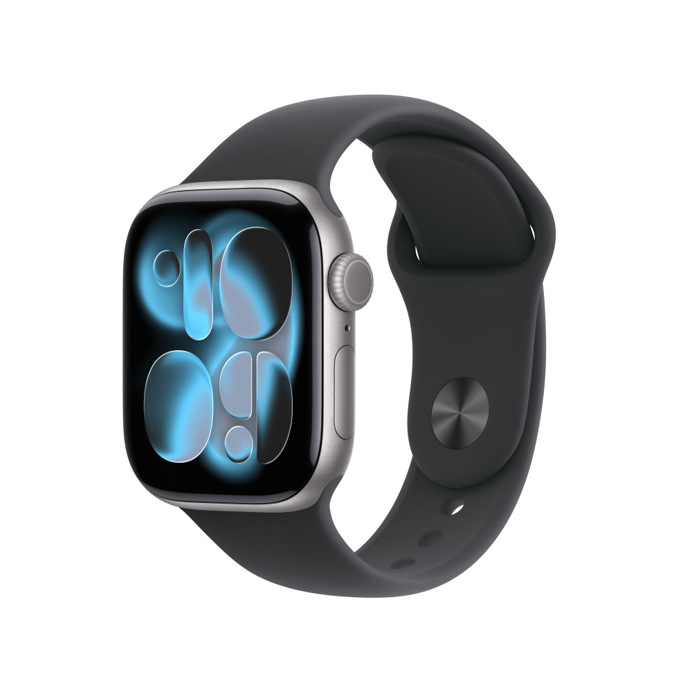 Apple Watch | APPLE MEQW4AM/A — Watch Series 11 GPS, Caja de 42 mm Aluminio Color Gris Espacial, Correa Deportiva S/M Color Negro