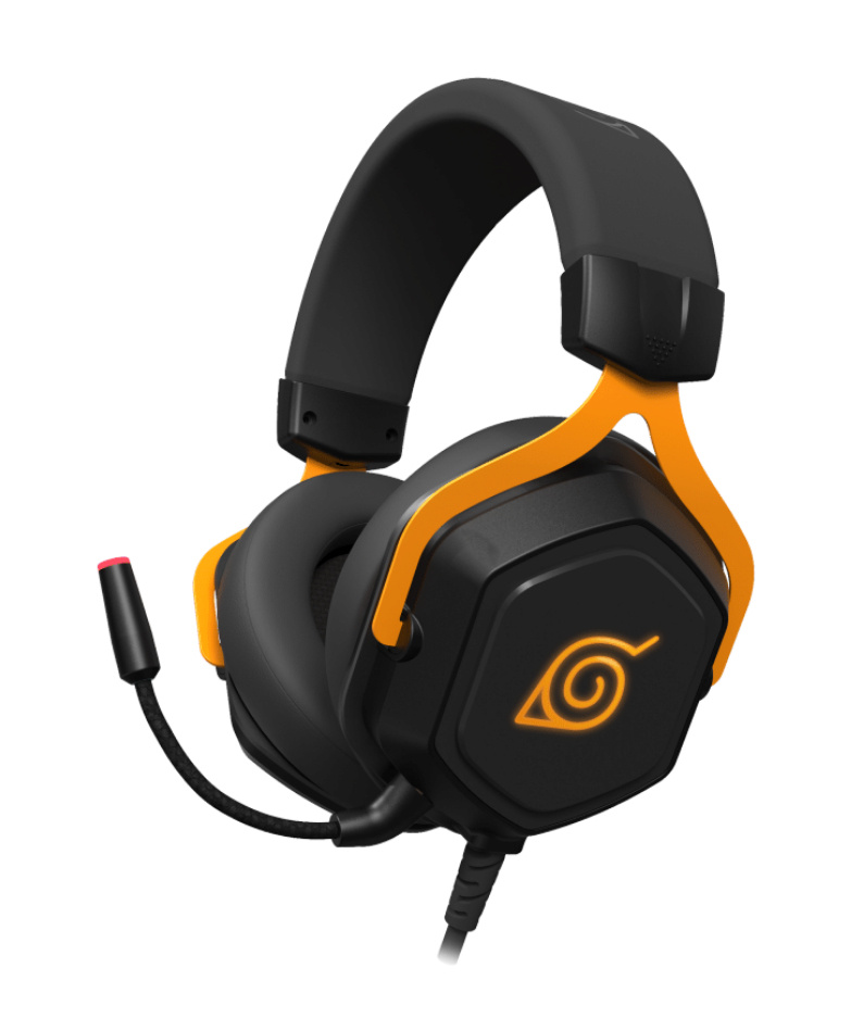 Audífonos | CHECKPOINT HX-200-NA — Audífonos Gamer , Alámbrico, 2.1 Metros, USB, Negro/Naranja