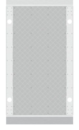 Kits de Instalación | HIKVISION DS-K3B961TX-BASE900-M — Base Adicional para Torniquete, para Serie DSK3B961- Requiere DS-K3B961TX-BASE900-S
