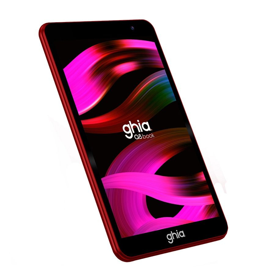 Tablets | GHIA GA8N2R — Tablet A8 Book 8 7" 1280x800, 64GB, 4GB RAM, Android 14, Rojo