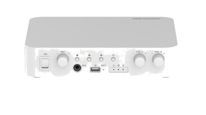 Ecualizadores / Crossover / Amplificadores | HIKVISION DS-QAE1A80G1-VBST — Amplificador de Audio , Inalámbrico, 2 Canales, Bluetooth, 70 - 100V