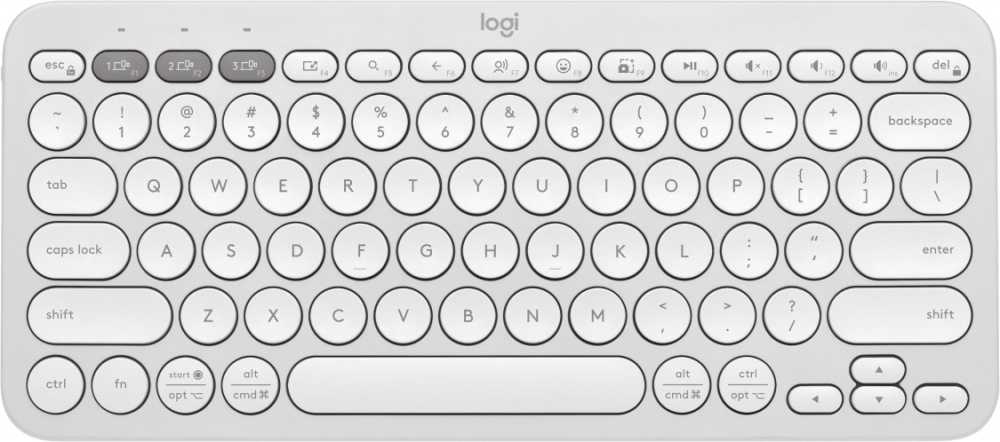 Teclados | LOGITECH 920-011784 — Teclado K380, Inalámbrico, Bluetooth, Blanco (Español)