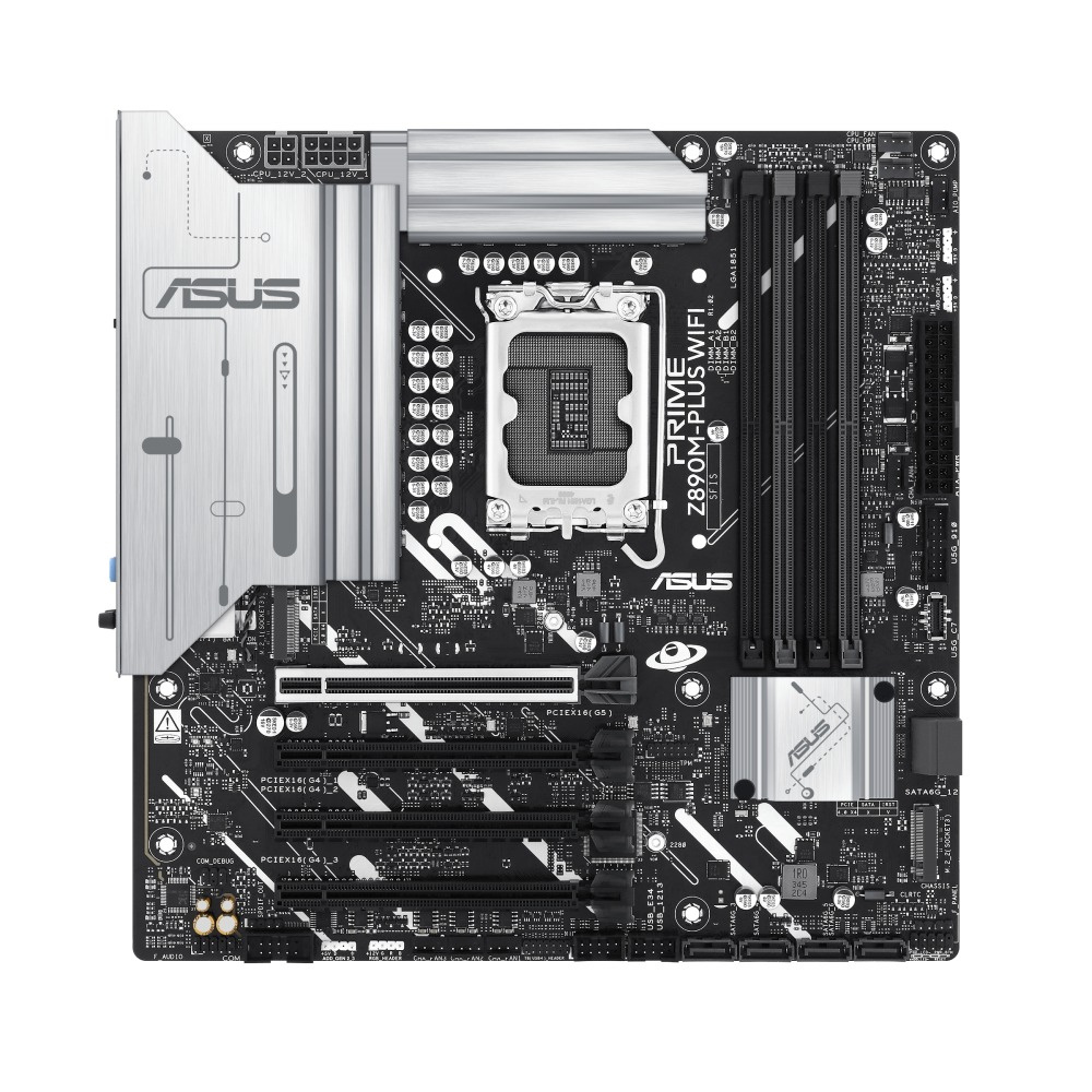 Tarjetas Madre | ASUS 90MB1J80-M0EAY0 — Tarjeta Madre PRIME Z890M-PLUS WIFI, Micro-ATX, LGA 1851, Intel Z890, 256GB DDR5, HDMI/DP para Intel