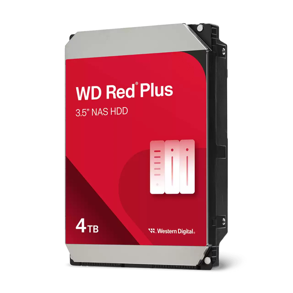 Discos Duros para NAS | WESTERN DIGITAL WD40EFZZ — Disco Duro para NAS Red Plus 3.5", 4TB, SATA III, 6 Gbit/s, 5400RPM 128MB Caché
