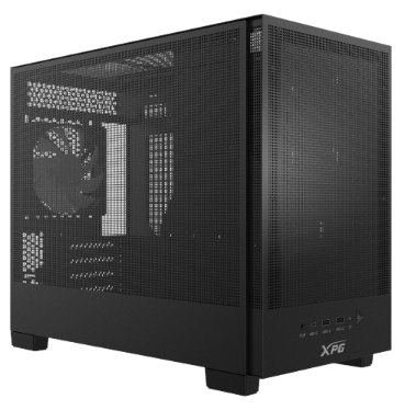 Gabinetes | XPG VALORMESHNANOMAA-BKCWW — Gabinete Valor Mesh Nano, Midi-Tower, Micro-ATX/Mini-ITX, USB 3.0, sin Fuente, 1 Ventilador Instalado, Negro