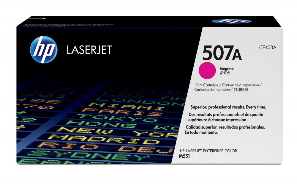 Tóner | HP CE403A — Tóner 507A Magenta, 6.000 Páginas