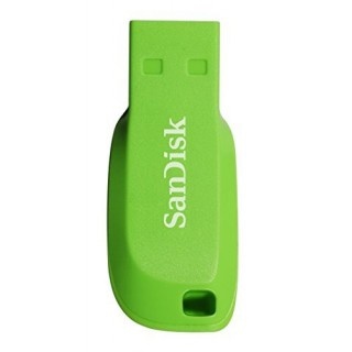 Memorias USB | SANDISK SDCZ50C-016G-B35GE — Memoria USB Cruzer Blade, 16GB, USB-A 2.0, Verde