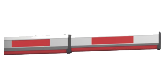 Accesorios para Barreras Vehiculares | HIKVISION 366000491 — Brazo Recto Octagonal para Control de Acceso Vehicular , 6 Metros, Aluminio