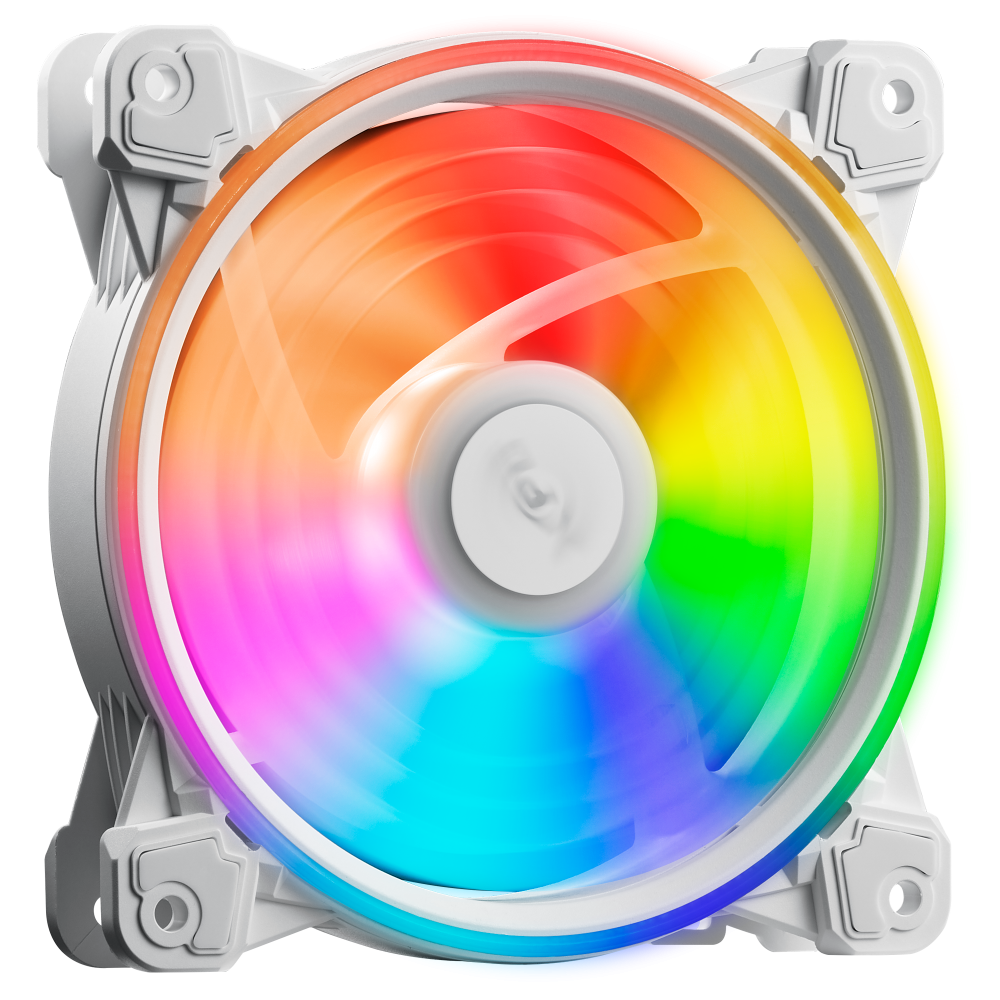 Ventiladores | XPG HURRICANE120ARGBPWM-WHCWW — Ventilador Hurricane 120 ARGB PWM, 120mm, 2000RPM, ARGB, Blanco
