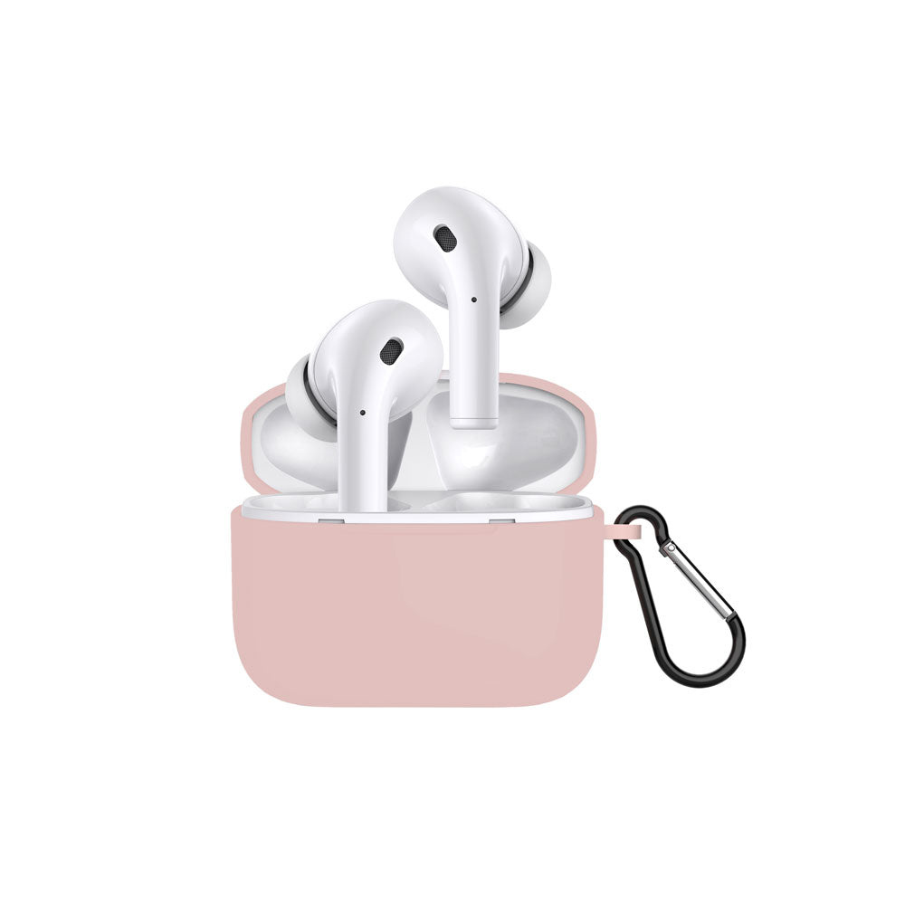 Audífonos Intrauriculares | ARGOMTECH ARG-HS-5070PK — Audífonos con Micrófono Skeipods E70, Inalámbrico, Bluetooth, USB-C, Rosa/Blanco
