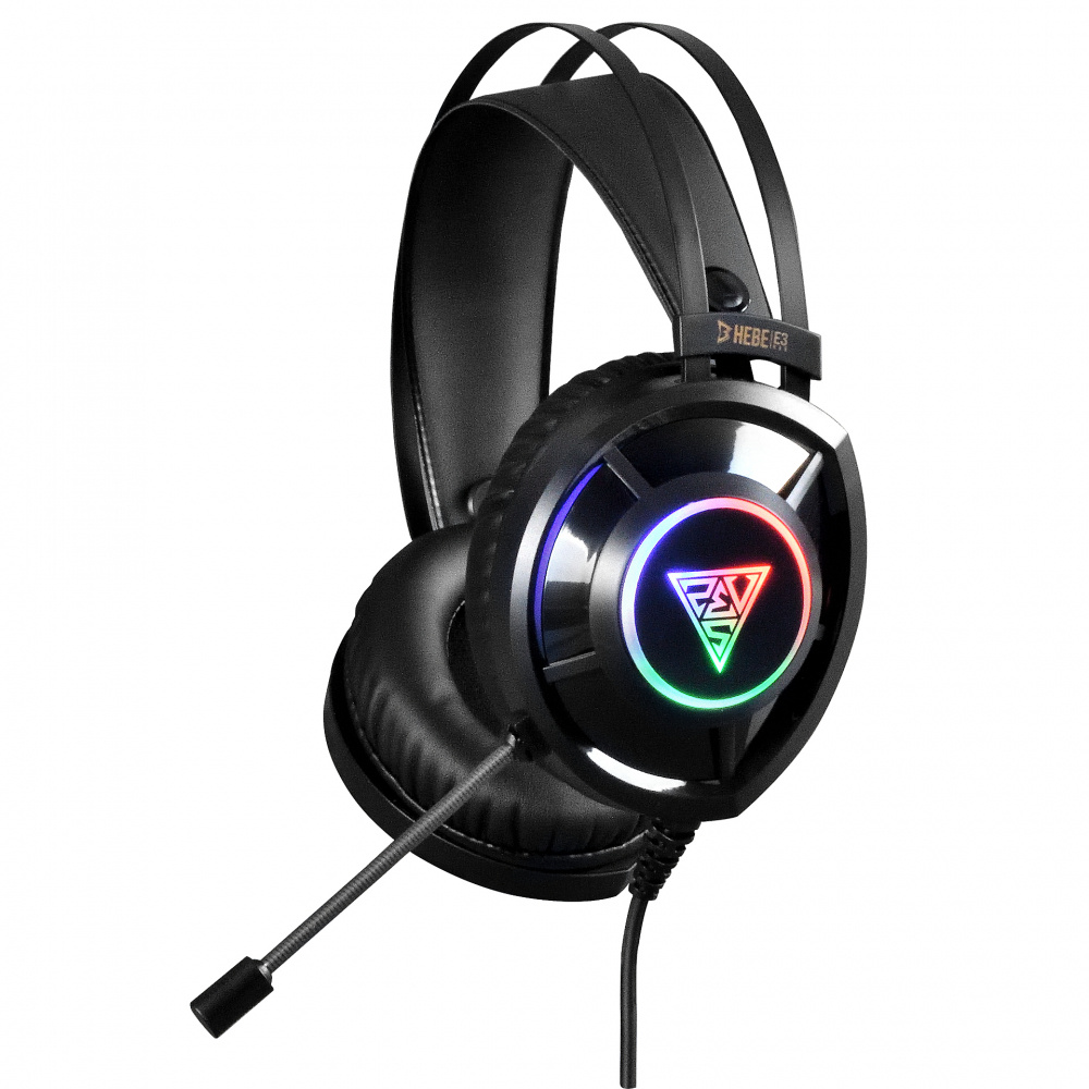 Audífonos | GAMDIAS HEBE E3 — Audífonos Gamer , Alámbrico, 2 Metros, 3.5mm, Negro