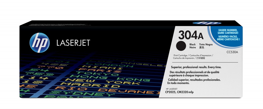 Tóner | HP CC530A — Tóner 304A Negro, 3.500 Páginas