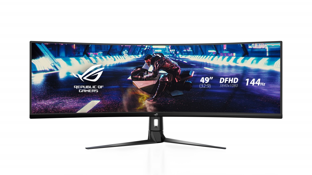 Monitores | ASUS XG49VQ — Monitor Gamer Curvo ROG Strix LED VA 49", 3840x1080, FreeSync, 144Hz, HDMI/DisplayPort, Bocinas Integradas, Negro