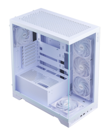 Gabinetes | XPG INVADERXBTFMT-WHCWW — Gabinete Invader X BTF, Midi-Tower, ATX/Micro-ATX/Mini-ITX, USB 3.0, sin Fuente, 5 Ventiladores Instalados, Blanco