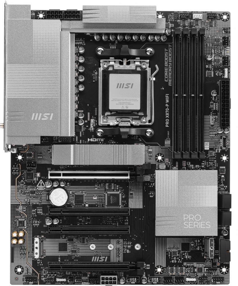Tarjetas Madre | MSI PRO X870-P WIFI — Tarjeta Madre , ATX, Socket AM5, AMD X870E, 256GB DDR5, HDMI/DP para AMD