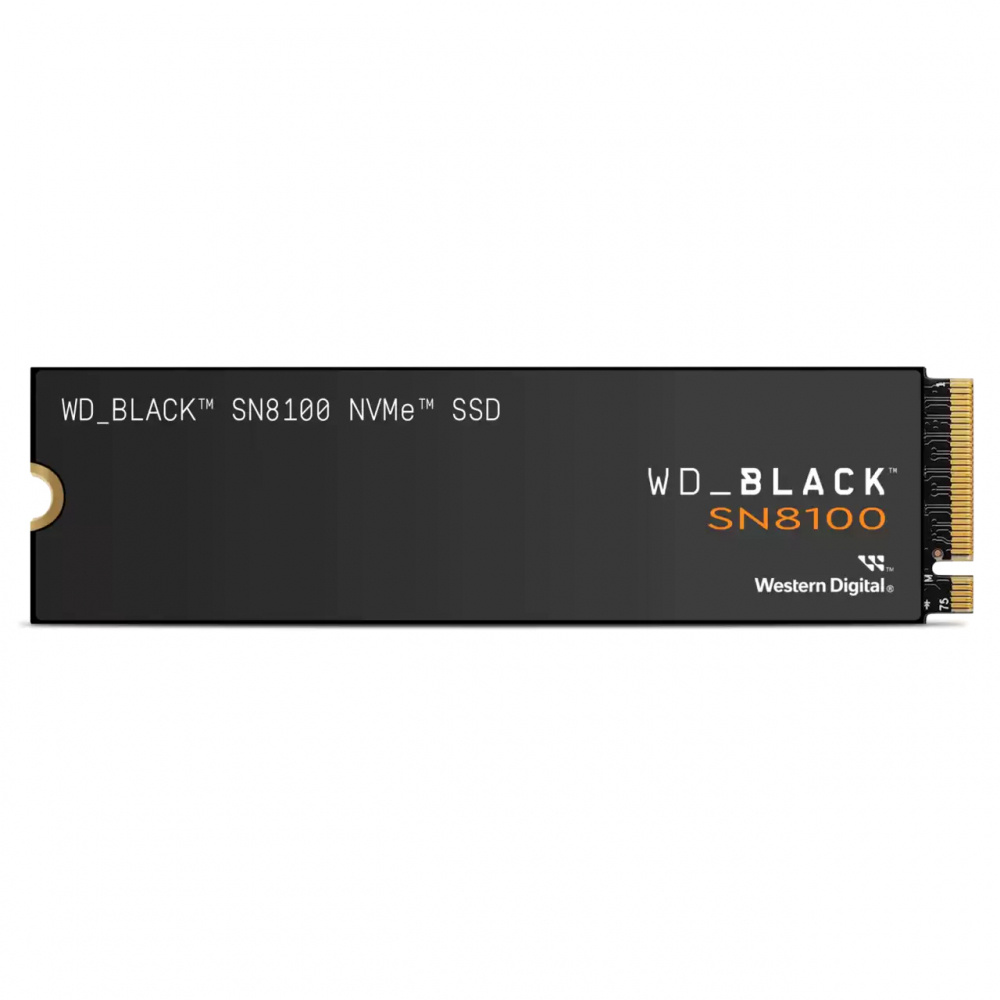 SSD | WESTERN DIGITAL WDS100T1X0M-00CMT0 — SSD WD WD Black SN8100 NVMe, 1TB, M.2, PCI Express 5.0, 11000 MB/s Escritura, 14900 MB/s Lectura