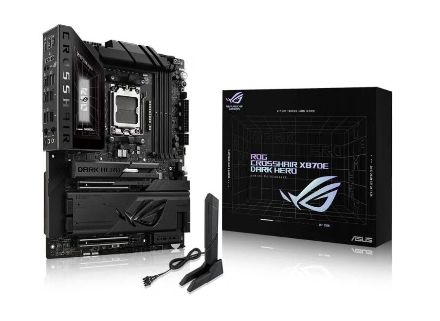 Tarjetas Madre | ASUS 90MB1NT0-M0VAY0 — Tarjeta Madre ROG CROSSHAIR X870E DARK HERO, ATX, Socket AM5, AMD X870E, 256GB DDR5, HDMI para AMD