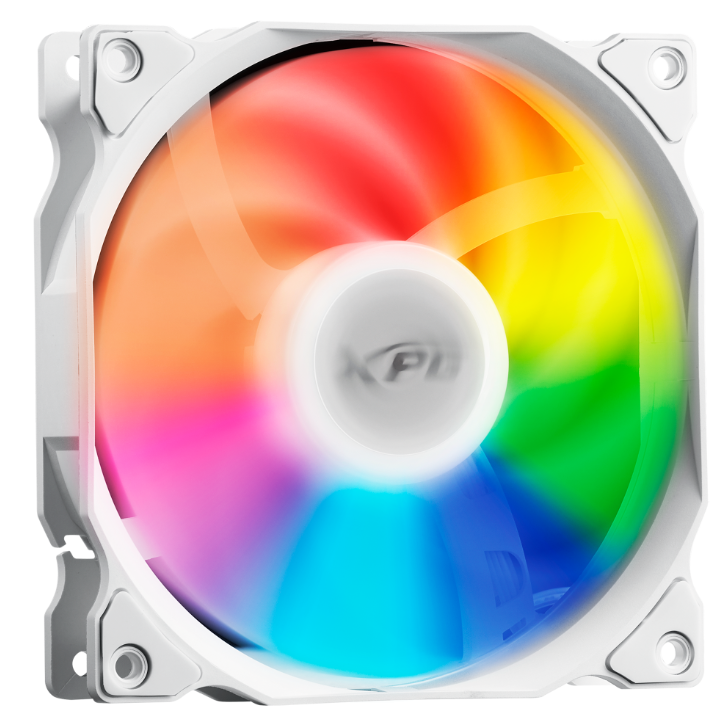 Ventiladores | XPG VENTO120ARGBPWM-WHCWW — Ventilador Vento, 120mm, 1850RPM, ARGB, Blanco