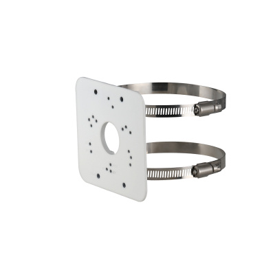 Brazos y Soportes | DAHUA DH-PFA152-E — Soporte de Poste para PFA121/PFA130-E/PFA135, Blanco