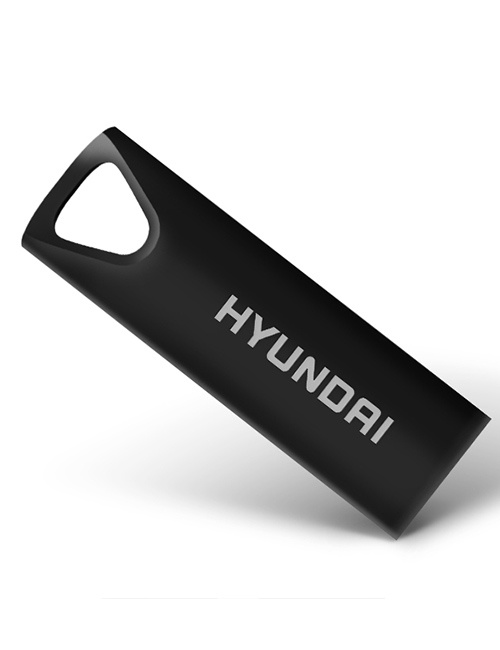 Memorias USB | HYUNDAI U2BK/16GAB — Memoria USB Bravo Deluxe, 16GB, USB-A 2.0, Lectura 10MB/s, Escritura 3MB/s, Negro