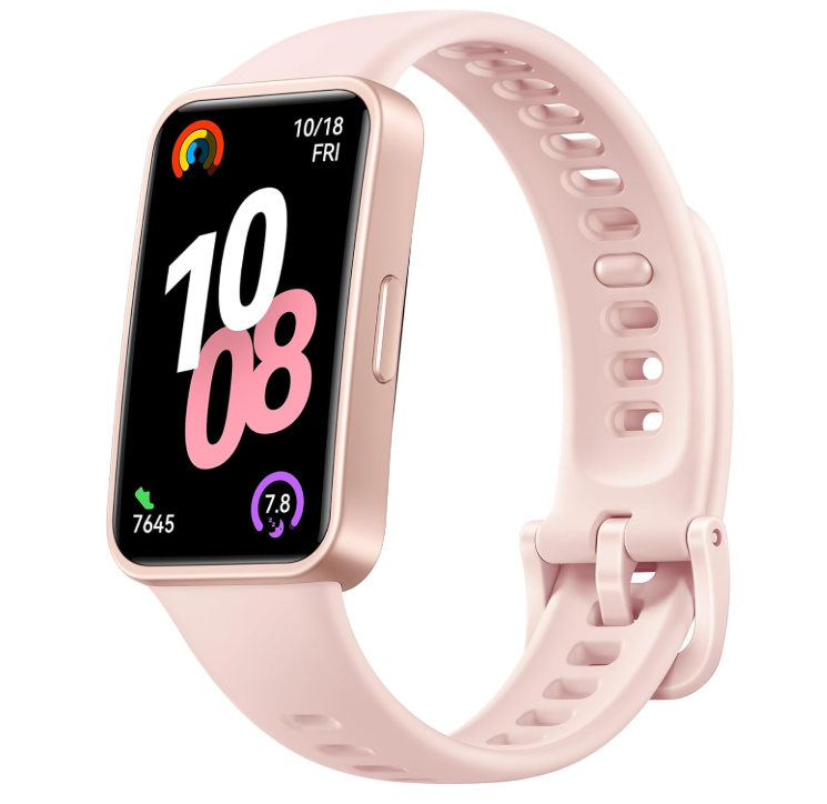 Smartwatch | HUAWEI 55020EEL — Smartwatch Band 10, AMOLED, Android/iOS, Rosa - Resistente al Agua/Polvo/Golpes