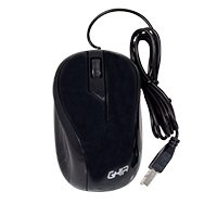 Mouse | GHIA GMA50N — Mouse , Alámbrico, USB, 1200 DPI, Negro