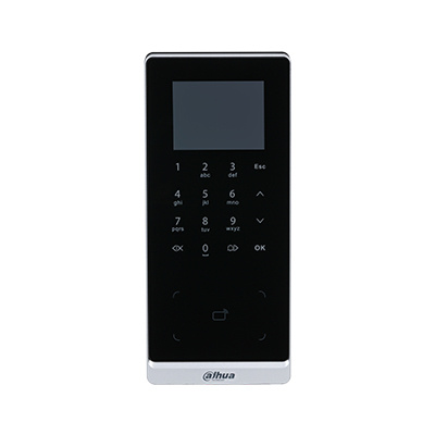 Control de Acceso con Tarjeta | DAHUA ASI2201H-DW — Lector de Tarjeta Inteligente con Teclado , WiFi, Ethernet, 3.000 Usuarios