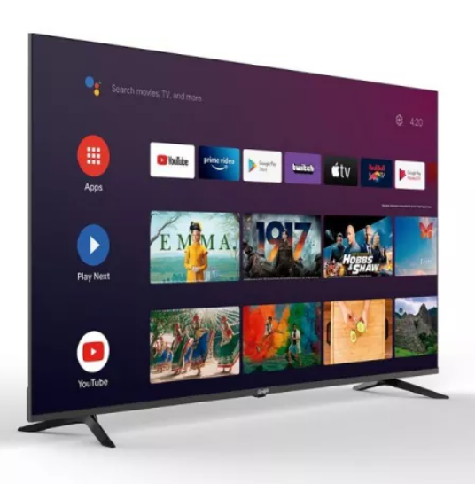 Pantallas | GHIA TV-GHI65 — Smart TV LED 65", 4K Ultra HD, Negro