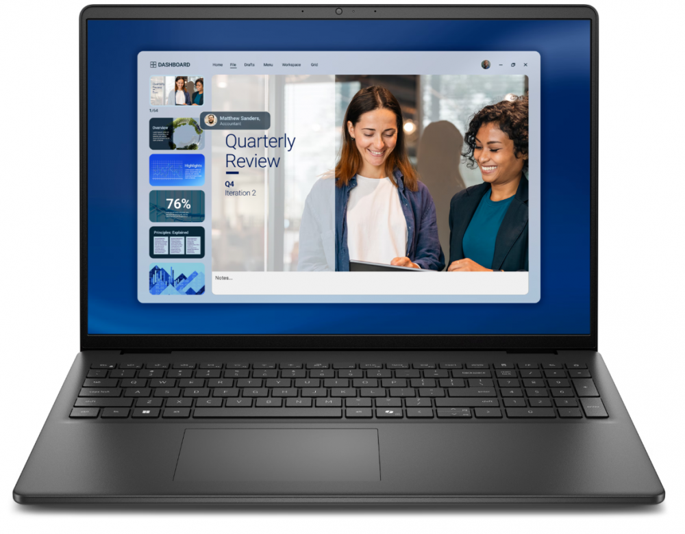 Laptops | DELL DC16255-ROW — Laptop 16 DC16255, 16" 1920x1200 WUXGA Táctil, AMD Ryzen 7 250, 16GB, 512GB SSD, Windows 11 Home, Inglés