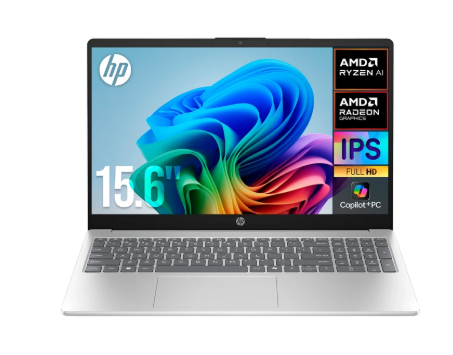 Laptops | HP BN1L0UA#ABA-ROW — Laptop OmniBook 3, 15.6" 1920x1080 Full HD Táctil, AMD Ryzen AI 5 340, 16GB, 512GB SSD, Windows 11 Home, Inglés