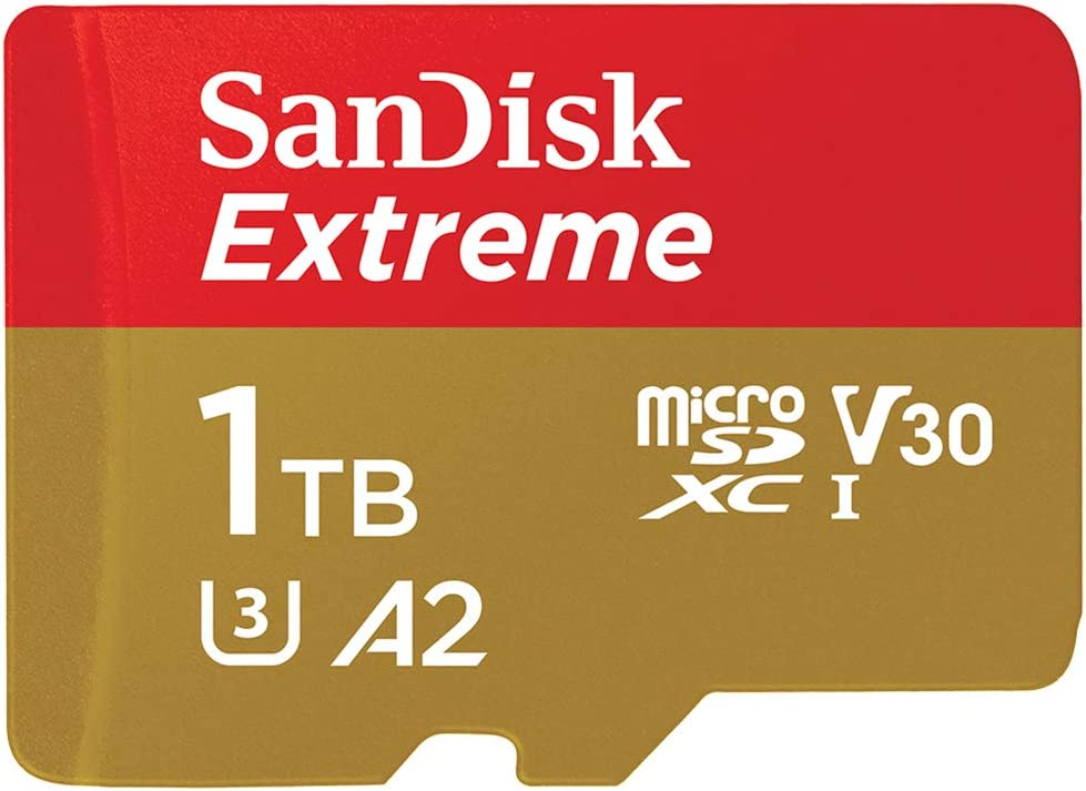 Memorias Flash | SANDISK SDSQXAV-1T00-GN6MA — Memoria Flash Extreme, 1TB MicroSDXC UHS-I Clase 3, con Adaptador