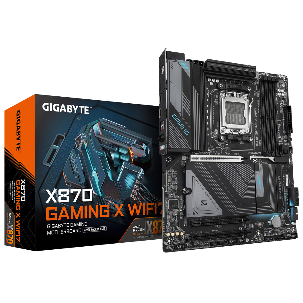 Tarjetas Madre | GIGABYTE X870 GAMING X WIFI7 — Tarjeta Madre , ATX, Socket AM5, AMD X870, 256GB DDR5, HDMI para AMD