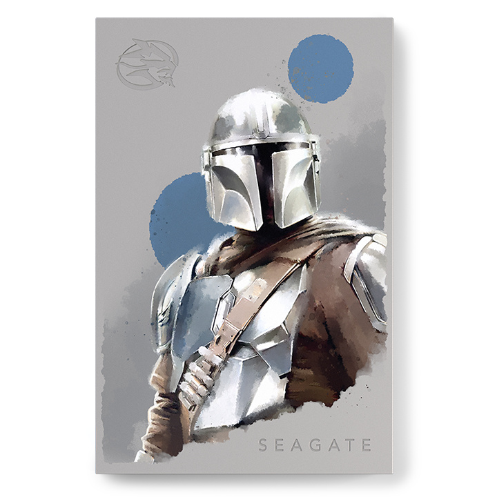Discos Duros Externos | SEAGATE STKL2000405 — Disco Duro Externo FireCuda 2.5", 2TB, USB 3.0, Edición Star Wars The Mandalorian - para Mac/PC