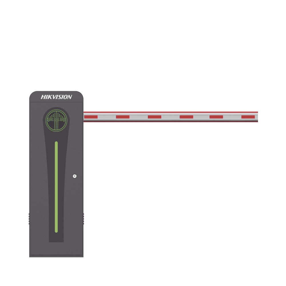 Barreras Vehiculares | HIKVISION KT-320-LED(4MR) — Barrera Vehicular Derecha, hasta 4 Metros - Incluye Brazo