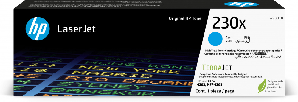 Tóner | HP W2301X — Tóner Cian, 5.500 Páginas