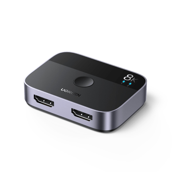 Divisores de Video | UGREEN 90385 — Switch HDMI, 2 x HDMI Entrada, 1 x HDMI Salida