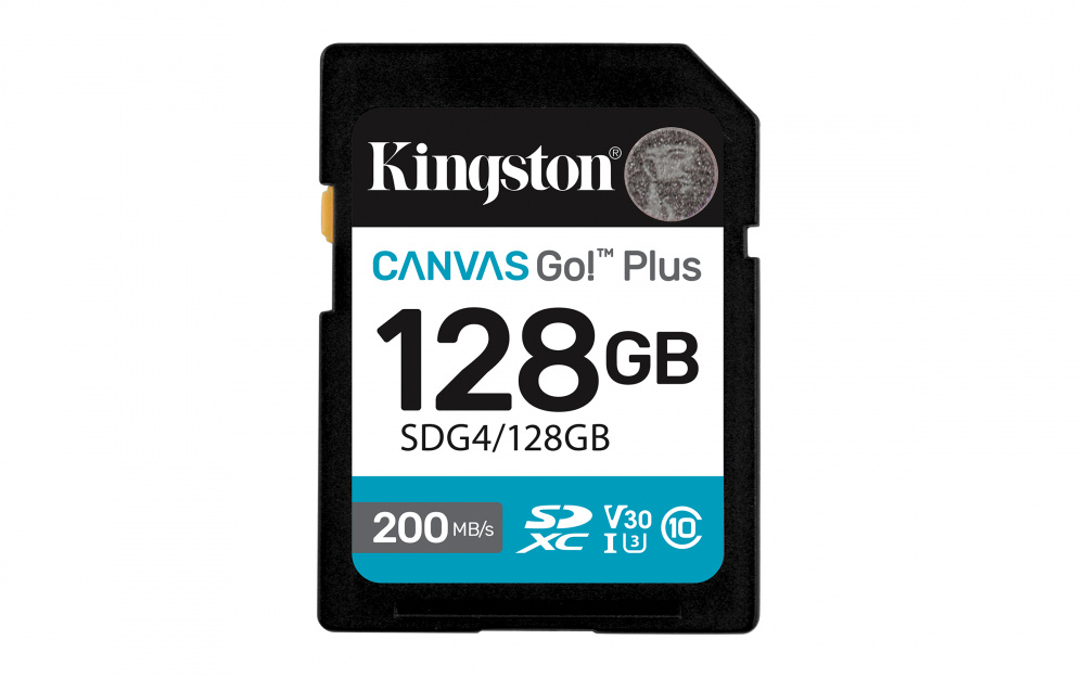 Memorias Flash | KINGSTON SDG4/128GB — Memoria Flash Canvas Go!, 128GB SDXC UHS-I Clase 10