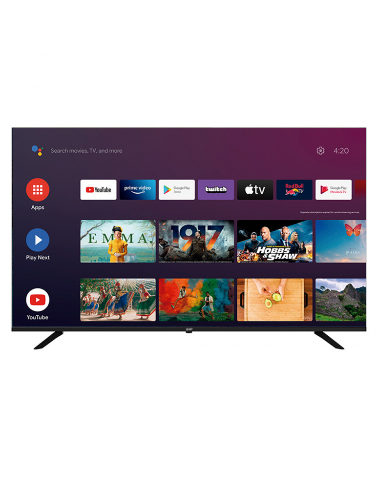 Pantallas | GHIA G65ATV22 — Smart TV LED 65", 4K Ultra HD, Negro