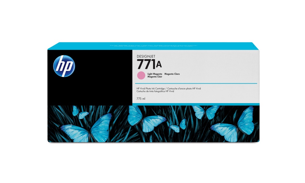 Cartuchos | HP B6Y19A — Cartucho 771A Magenta Claro Original 775ml