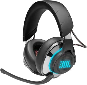 Audífonos | JBL 50036389679 — Audífonos Gamer con Micrófono Quantum 810 Wireless, Bluetooth, Cancelación de Ruido, Inalámbrico, USB, para PC, Negro