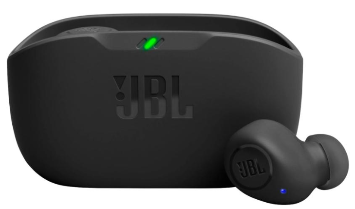 Audífonos Intrauriculares | JBL 8000000501 — Audífonos Intrauriculares con Micrófono Vibe Buds, Inalámbrico, Bluetooth, USB-C, Negro