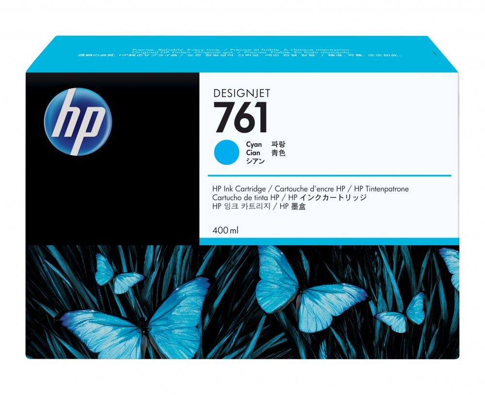 Cartuchos | HP CM994A — Cartucho 761 Cian Original 400ml