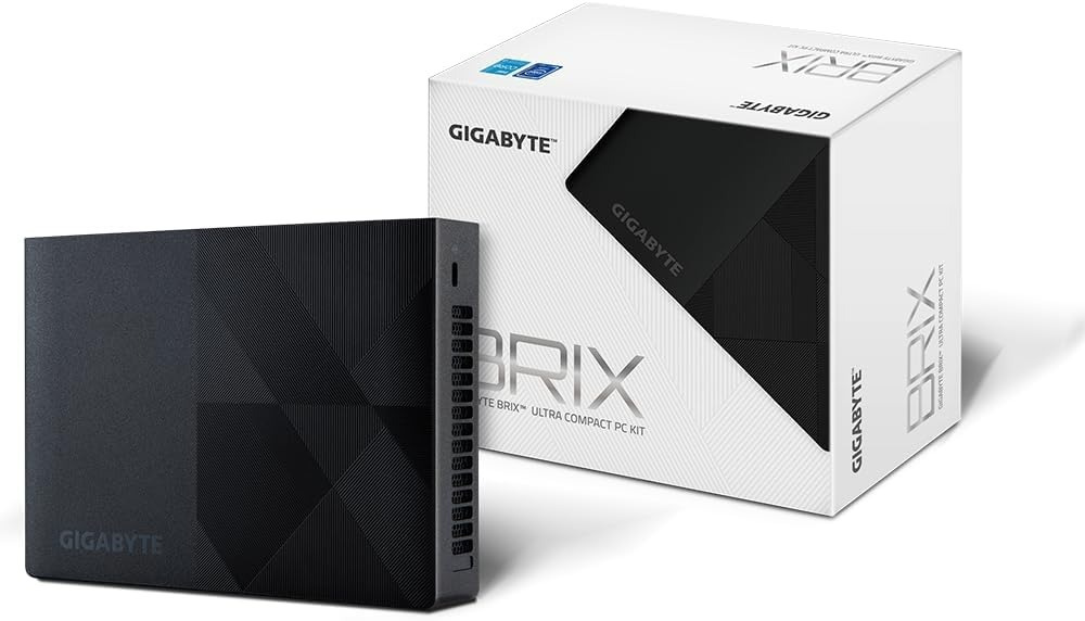 Barebones | GIGABYTE GB-BNIP-N100-BWUS — BRIX, Intel N100 3.40GHz (Barebone)