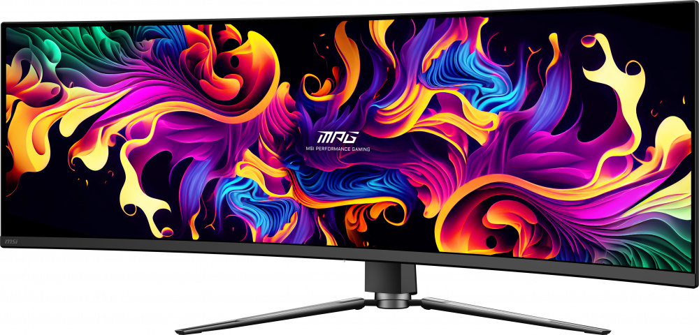 Monitores | MSI MPG 491CQP QD-OLED — Monitor Gamer Curvo QD-OLED 49", 5120x1440, 144Hz, HDMI/DisplayPort, Negro