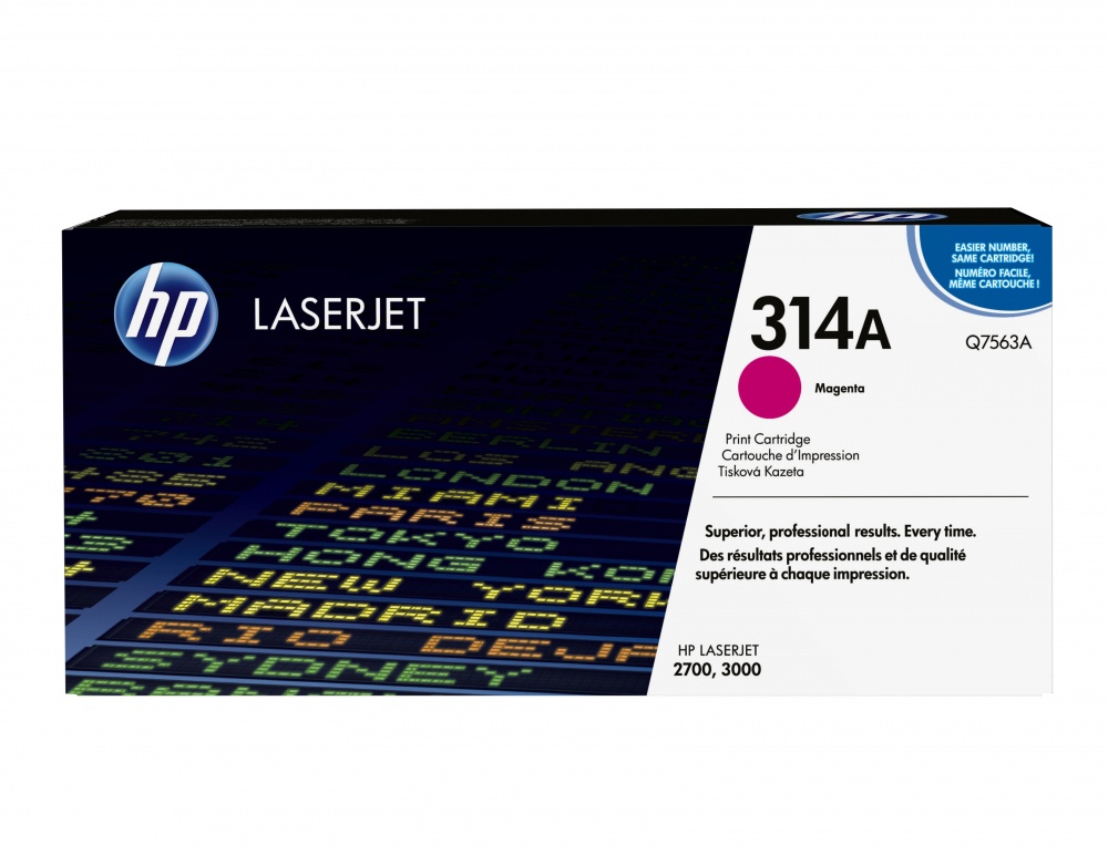 Tóner | HP Q7563A — Tóner 314A Magenta, 3.500 Páginas